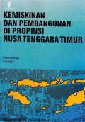 Kemiskinan Dan Pembangunan Di Propinsi Nusa Tenggara Timur